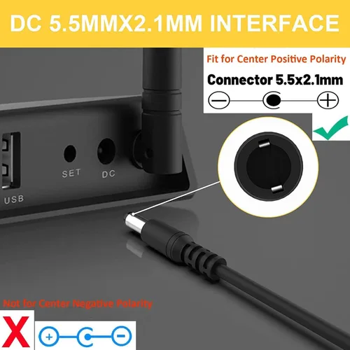 Vista 2 de Cargador adaptador de corriente CA/CC de 10 pies para Yamaha PA-130 PA150 PSS-50 PA-3 PA-3B PA-3C PA-40 PA-5 para Yamaha PSR, YPG, YPT, DGX, DD, EZ