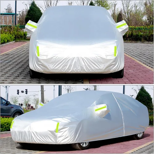 Vista 5 de Funda impermeable para automóvil Opel Monterey Monza Movano, tela Oxford gruesa, antiarañazos, excrementos de pájaros, hojas caídas, polvo, fundas