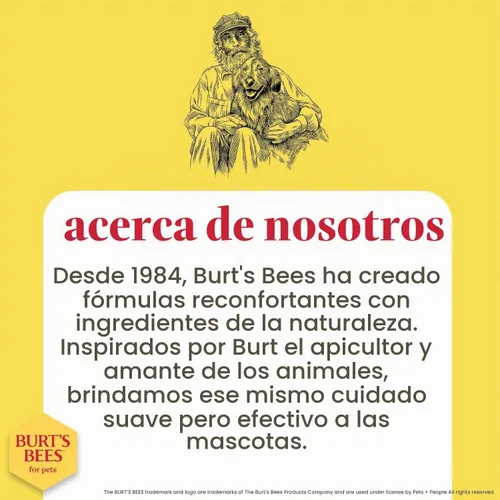 Vista 9 de Burt's Bees for Pets Champú desodorante para perros, manzana y romero, 16 onzas líquidas