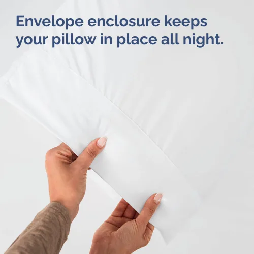 Vista 6 de Fundas de almohada estándar King – Paquete de 2 fundas de almohada – 20 x 01-Blanco