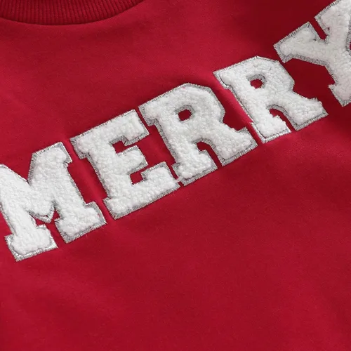 Vista 4 de Xiaodriceee Sudadera de Navidad para bebé, niño, niña, sudadera de cuello redondo, suéter de manga larga, ropa de invierno