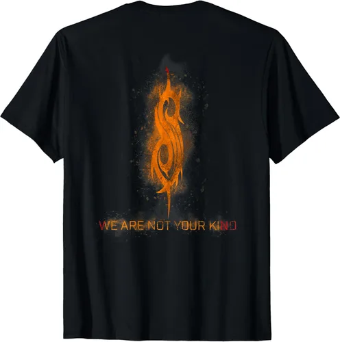 Vista 2 de Slipknot Camiseta naranja oficial de We Are Not Your Kind Negro S