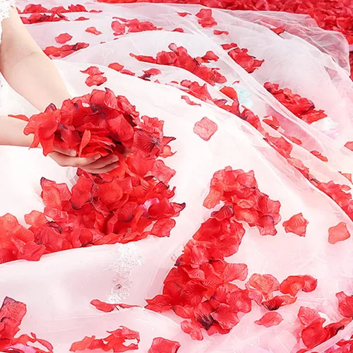 Vista 6 de 50 globos de látex de corazón rojo de 6 pulgadas, 10 globos de corazón rojo de 18 pulgadas, 1 globo de amor rojo de 42 pulgadas, kit de pétalos