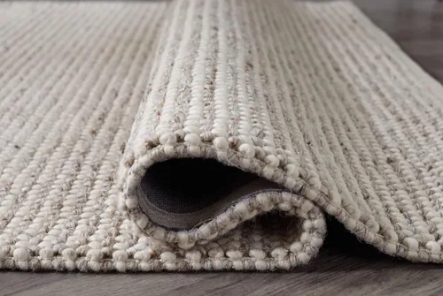 Vista 7 de Signature Design by Ashley Jossick - Alfombra neutra de pelo bajo de 5 x 7 pies, color beige y gris