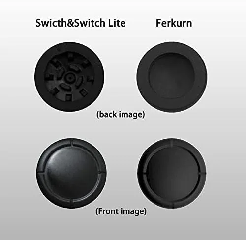 Vista 5 de Ferkurn SwitchSwitch Oled Joycon - Tapón de repuesto para palanca de mando Switch Lite Joy con botón de agarre cubierta de palanca de mando parte