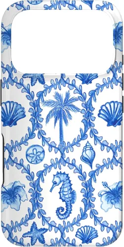 Vista 30 de Funda con estampado hawaiano para iPhone 16, nieta costera, niña de coco
