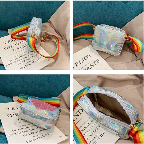 Vista 3 de Bolsas cruzadas de juego para niñas pequeñas, monederos para niños pequeños, regalo de cumpleaños