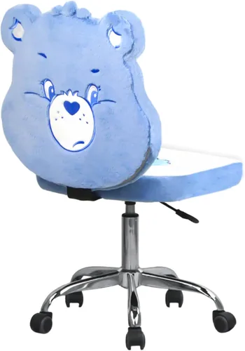 Vista 2 de Impressions Vanity Care Bears Grumpy Bear - Silla giratoria para dormitorio, silla de escritorio de maquillaje sin brazos con ruedas, altura