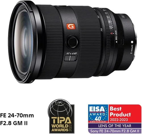 Vista 9 de Sony Lente de zoom estándar de fotograma completo con montura E Master de 0.945-2.756 in f/2.8 G, ideal para bodas, retratos y trabajo profesional