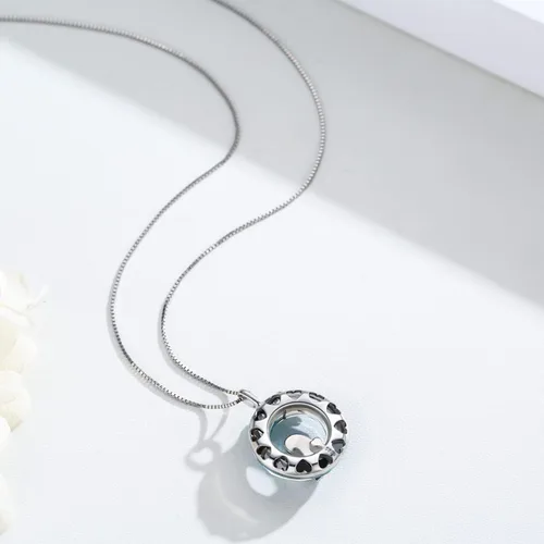Vista 3 de Mother Daughter Necklace 925 Sterling Silver Crystal ElephantPenguin Necklace Cute Animal Mother's Day Necklace Jewelry Gifts for Mom Women