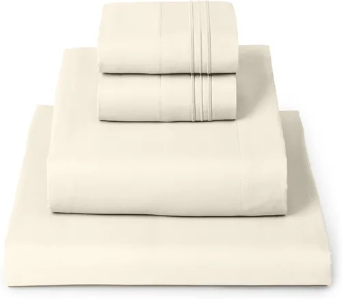 Vista 34 de Mellanni Juego de sábanas Twin XL - Juego de ropa de cama de 4 piezas de la colección icónica, (incluyendo 2 fundas de almohada), bolsillo profundo