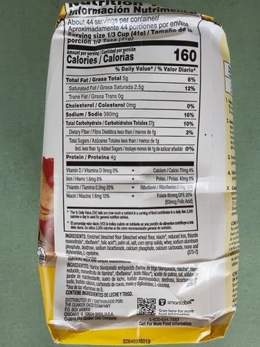 Vista 2 de Quaker, Harina Preparada para Tortillas (harina de tortilla), bolsa de 4 libras (paquete de 2)