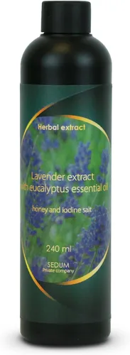 Vista 10 de Sedum Extracto de hierbas naturales para sauna, masaje, remojo de escoba - Infusión de sauna con extracto de equinácea con aceite esencial