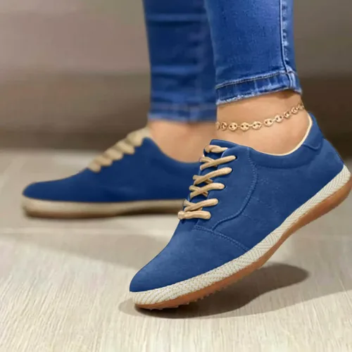 Vista 5 de SBGMoSJ Zapatos para fascitis plantar para mujer, zapatos de senderismo elegantes para mujer, zapatos anchos negros para mujer, zapatos deportivos
