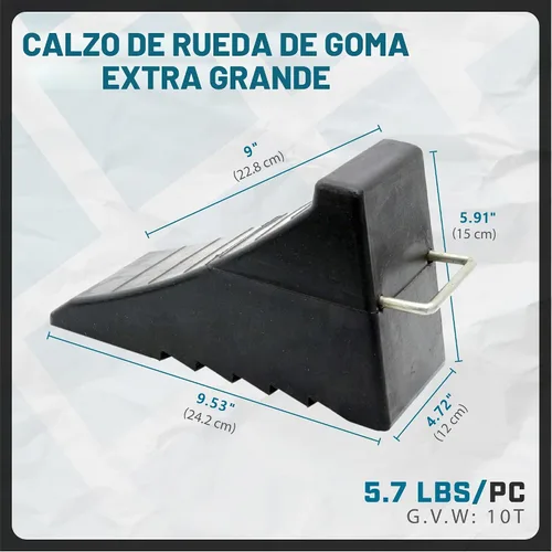 Vista 3 de AFA Tooling 8T - Calzones para ruedas resistentes, paquete de 4, dos pares y asas de acero 4 Pack Extra Large