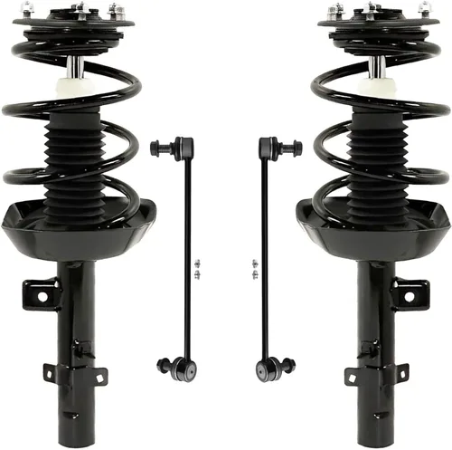 Vista 95 de Detroit Axle - 4 barras estabilizadoras de puntales delanteros para Kia Forte Koup 10-13 12-13 Forte5, puntales y barras estabilizadoras de resorte
