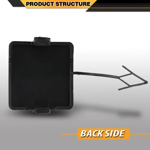 Vista 6 de CNNELL Cubierta de gancho de remolque para parachoques delantero compatible con Dodge Journey 2011 2012 2013 2014 2015 2016 1TX87TZZAB