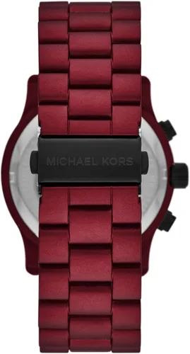 Vista 12 de Michael Kors Runway - Reloj cronógrafo de acero inoxidable para hombre con correa de acero o silicona