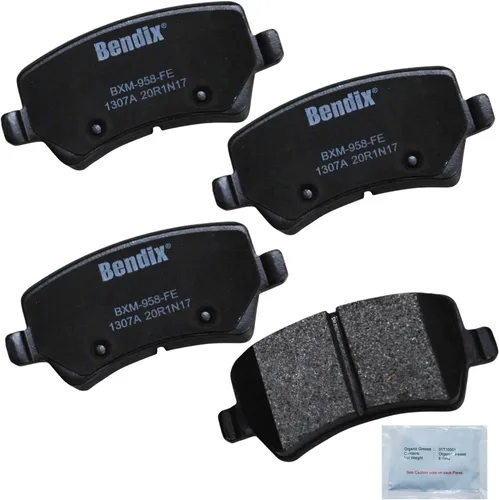 Vista 84 de Bendix Priority1 CFC154 - Juego de pastillas de freno de disco para Avanti II, Century, LeSabre, Regal, Riviera, chasis comercial, DeVille