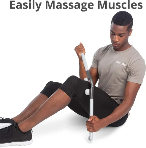 Vista 7 de Body Back AccuMassage - Herramienta de masaje de doble punto de presión y martillo de masaje, diseño 2 en 1, herramienta de masajeador de cuello