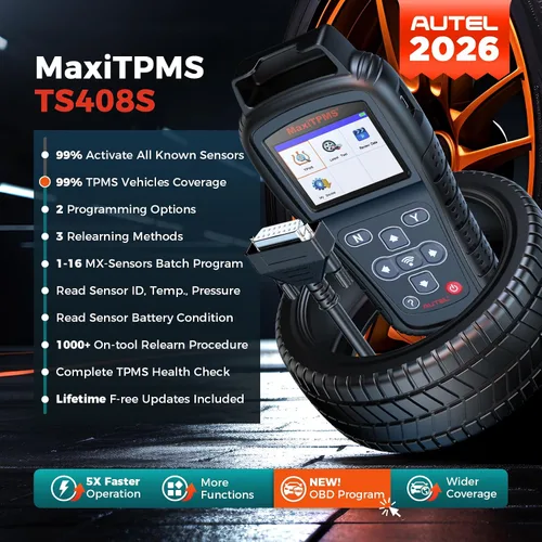 Vista 2 de Autel maxipro mp808ts y Autel TS401 maxitpms, Negro
