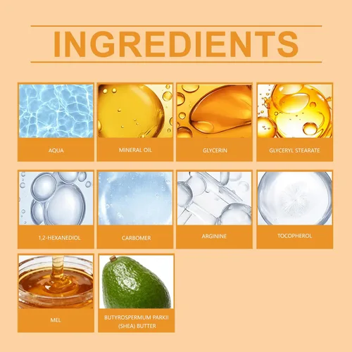 Vista 9 de LANGSTON Crema corporal Honey & Shea Butter con vitamina E, hidratación duradera de 48 horas, fórmula ligera de absorción rápida, 4.23 onzas