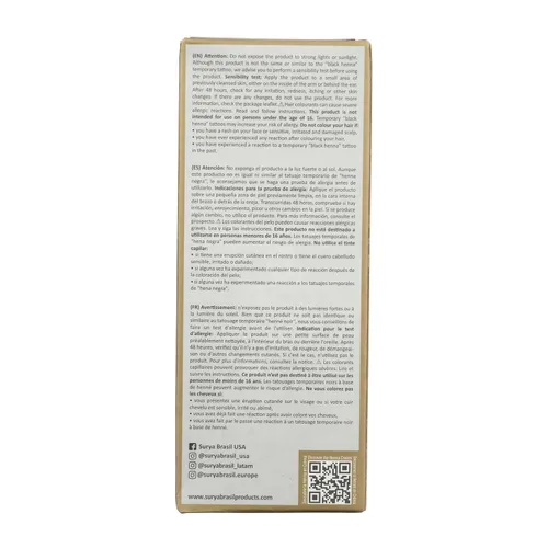 Vista 6 de Surya - Crema de henna dorado marrón
