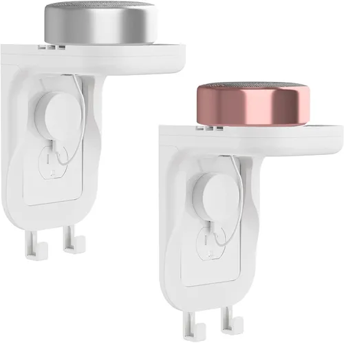 Vista 12 de WALI Repisa de doble enchufe de pared – Estante de baño dúplex para cepillo de dientes eléctrico, HomePod Mini, Echo Dot y carga de teléfono – blanco