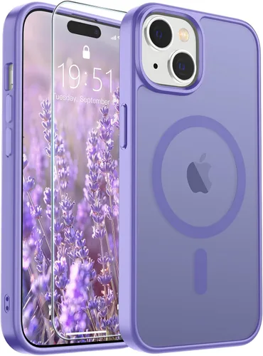 Vista 315 de SUPFINE Funda magnética para iPhone SE 2022 (3ª)/2020 (2ª), iPhone 8 (compatible con MagSafe) (protección contra caídas de grado militar), funda