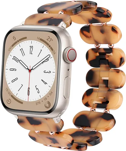 Vista 6 de Correas de resina para Apple Watch de 1.496 pulgadas, 1.575 pulgadas, 1.614 pulgadas, 1.654 pulgadas, 1.732 pulgadas, 1.772 pulgadas, 1.772