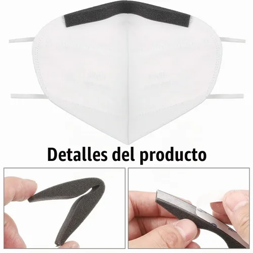 Vista 6 de Bbto - 50 almohadillas de esponja antivaho para puente nasal, almohadillas