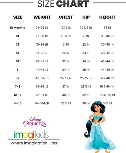 Vista 7 de Disney Princess Mulan Rapunzel Moana Tiana 4 Pack Short Sleeve Graphic T-Shirt