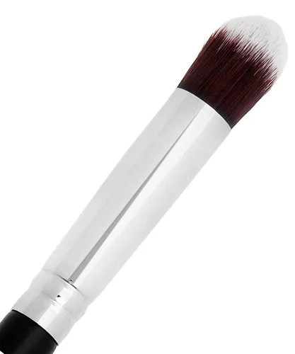 Vista 20 de Beauty Junkees Cepillo corrector para debajo de los ojos, pequeño, suave, esponjoso, cónico, sintético, sin crueldad, vegano, para polvo de fijación