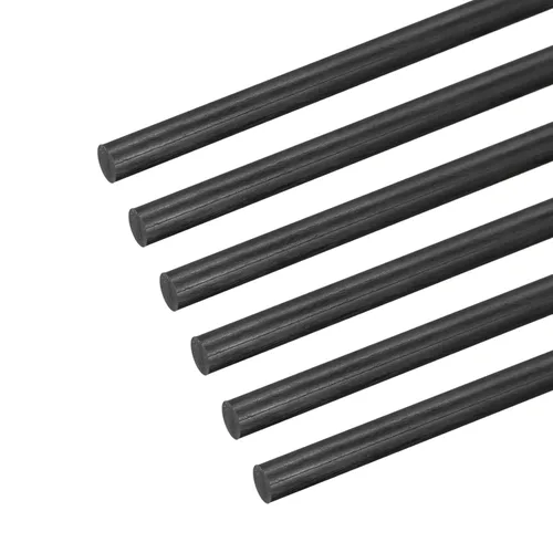 Vista 21 de MECCANIXITY Varilla de fibra de carbono, 0.020 in x 3.937 in para avión RC DIY herramienta ala tubo brazo cuadricóptero, paquete de 6