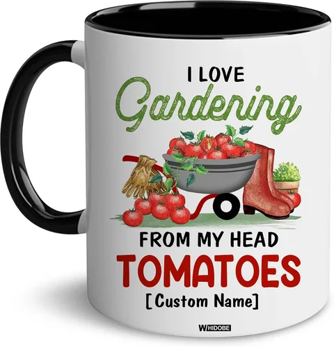 Vista 9 de WHIDOBE Regalo para jardineros – Taza de plantas para amantes de las plantas – Regalos de jardinería para mujeres y hombres – Yes I Really Do Need