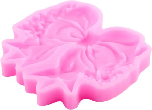 Vista 3 de Mujiang Moldes de silicona para lámpara de calle, moldes de flores de Pascua de Navidad para decoración de pasteles, decoración de cupcakes