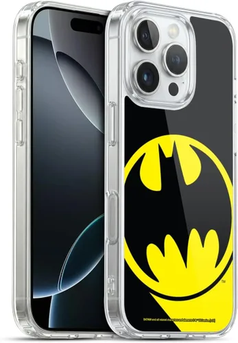 Vista 419 de Head Case Designs Funda de gel con licencia oficial de Batman DC Comics Bat Signal Logos [protección de grado militar] compatible con Apple iPhone 7
