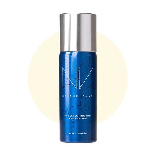 Vista 9 de NV BB Perfecting Mist Foundation - Maquillaje profesional con aerógrafo con polipéptidos de células madre a base de plantas, vitaminas A, D, E