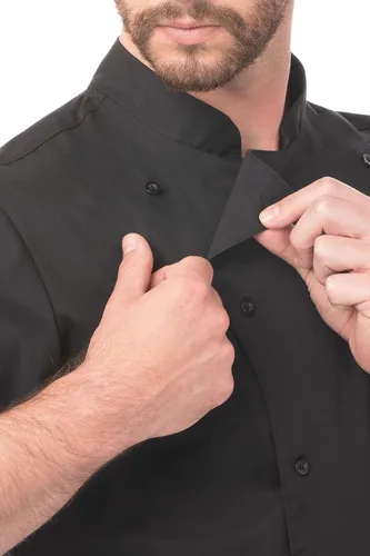 Vista 5 de Chef Works personalizado bordado para hombre Avignon Bistro camisa