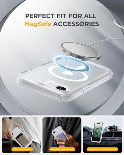 Vista 587 de Miracase Serie de vidrio para iPhone 11 de 6.1 pulgadas, funda protectora de cuerpo completo resistente mejorada con protector de pantalla de vidrio
