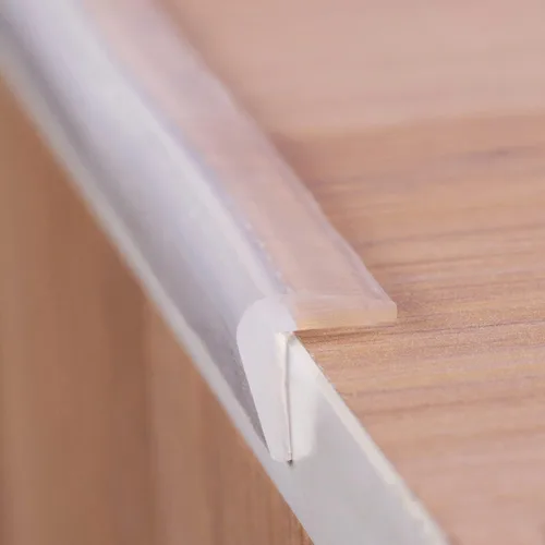 Vista 11 de Protector de Bordes 100% Silicona, Protectores Transparentes de Esquinas a Prueba de Bebés, Adhesivo Suave con Cinta Pre-Aplicada para Seguridad