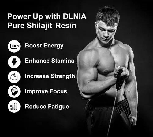 Vista 9 de Shilajit Suplemento de resina Shilajit orgánica pura del Himalaya, grado dorado+ con más de 85 oligominerales con 75% de ácido fúlvico, energía