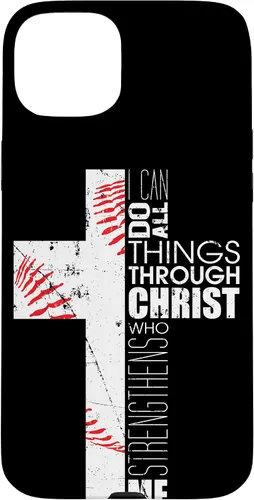 Vista 9 de Fundas de teléfono de béisbol para adolescentes y niños, entrenadores, cristianos, cruz, regalos para iPhone 17