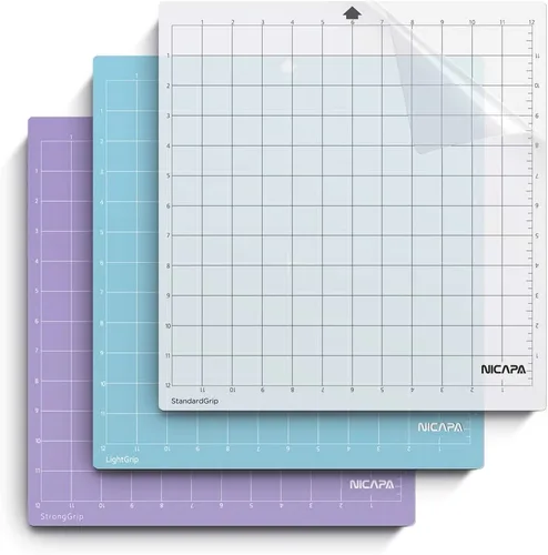 Vista 8 de LightGrip - Alfombrilla de corte para Silhouette Cameo 3/2/1 (12 x 24 pulgadas, 3 alfombrillas), accesorios de repuesto para Silhouette Cameo