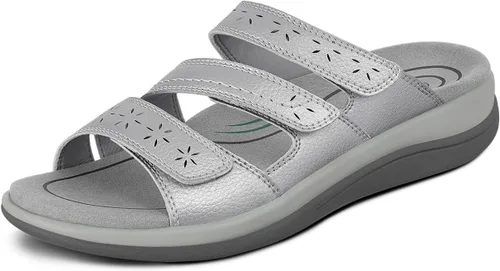 Vista 14 de Sandalias ortopédicas estirables Orthofeet Sahara Slide para mujer