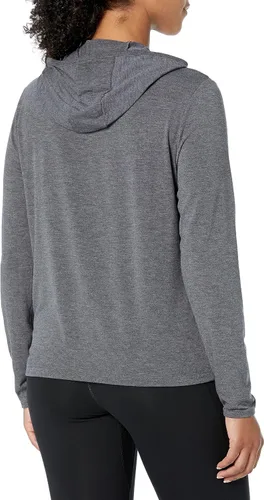 Vista 2 de HUK Sudadera con capucha Waypoint para mujer, camisa de manga larga Performance