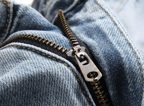 Vista 7 de OIIIO Pantalón vaquero de pierna recta rasgados para hombre