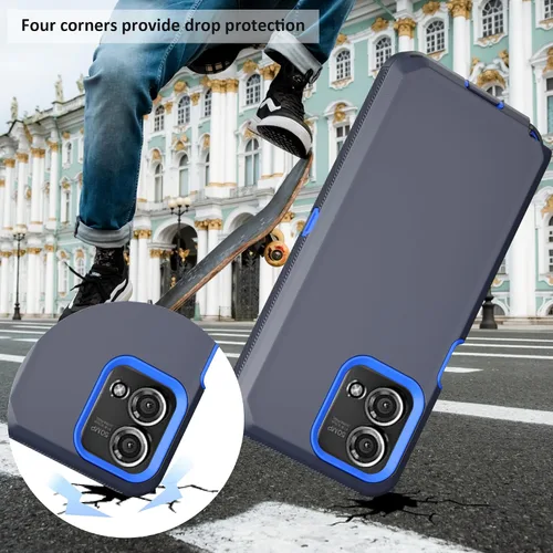 Vista 5 de Funda compatible con Moto G Stylus 5G 2023, con funda de clip para cinturón, resistente, a prueba de golpes, protección de cuerpo completo, cubierta