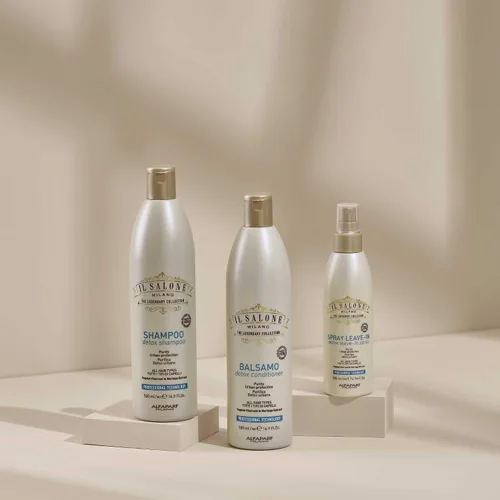 Vista 9 de Il Salone Milano Detox - Acondicionador sin enjuague para todo tipo de cabello, removedor de acumulación de cuero cabelludo, desenredante hidratante