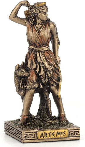 Vista 2 de Veronese Design Figura miniatura de dioses griegos (Artemisa, bronce)